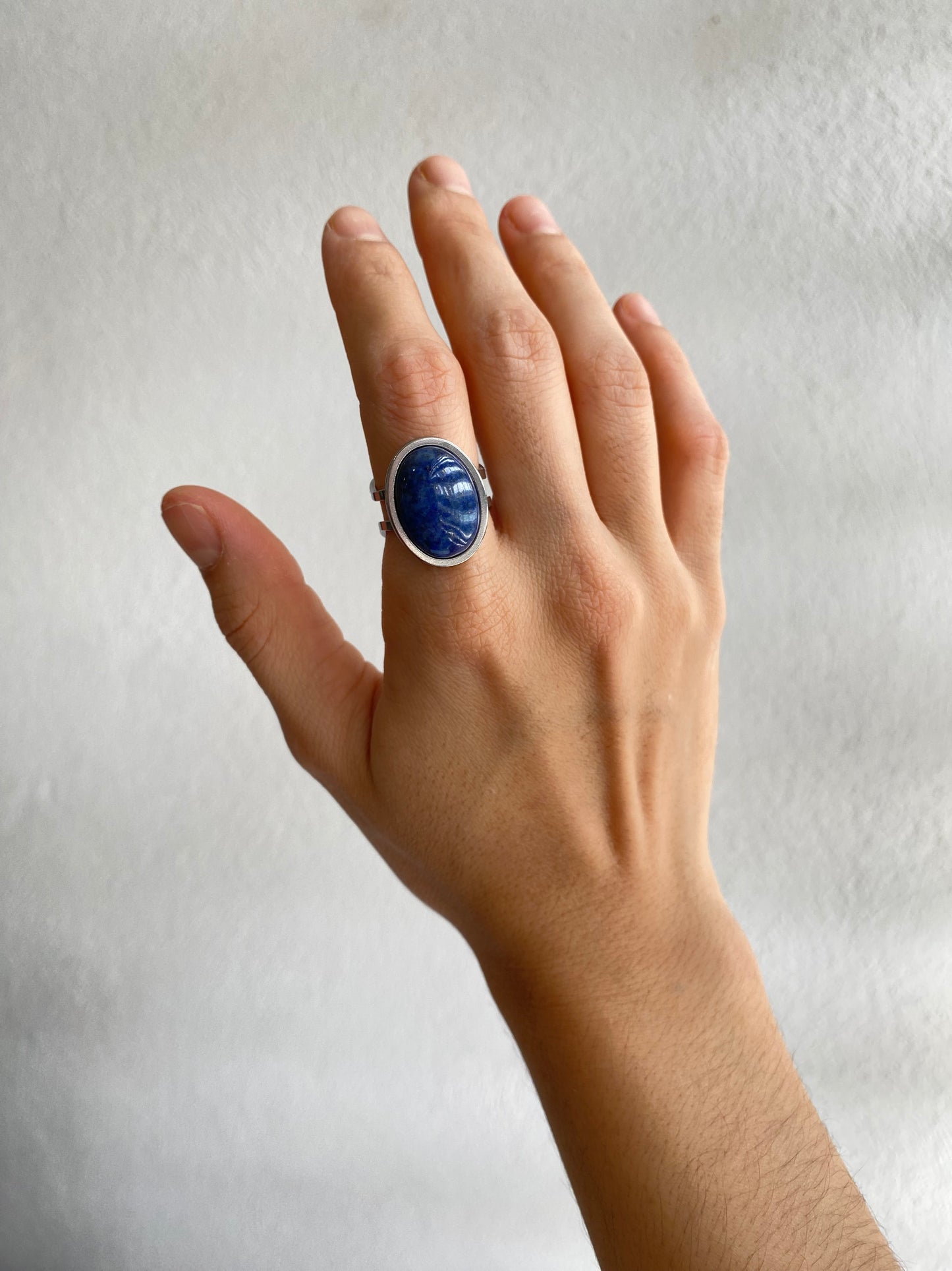 ANILLO AZUL AC INOX