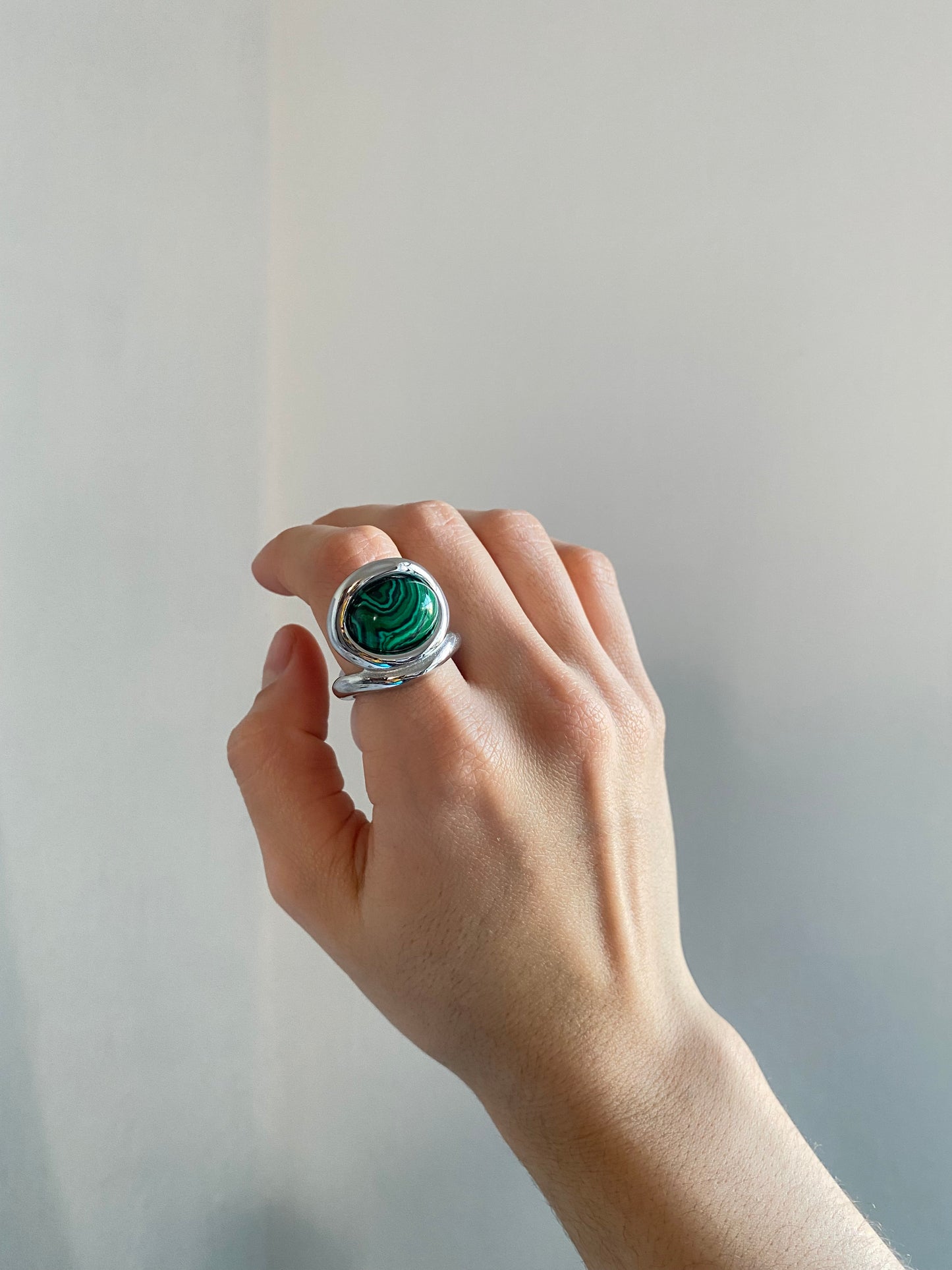 ANILLO CHUNKY PIEDRA AC INOX