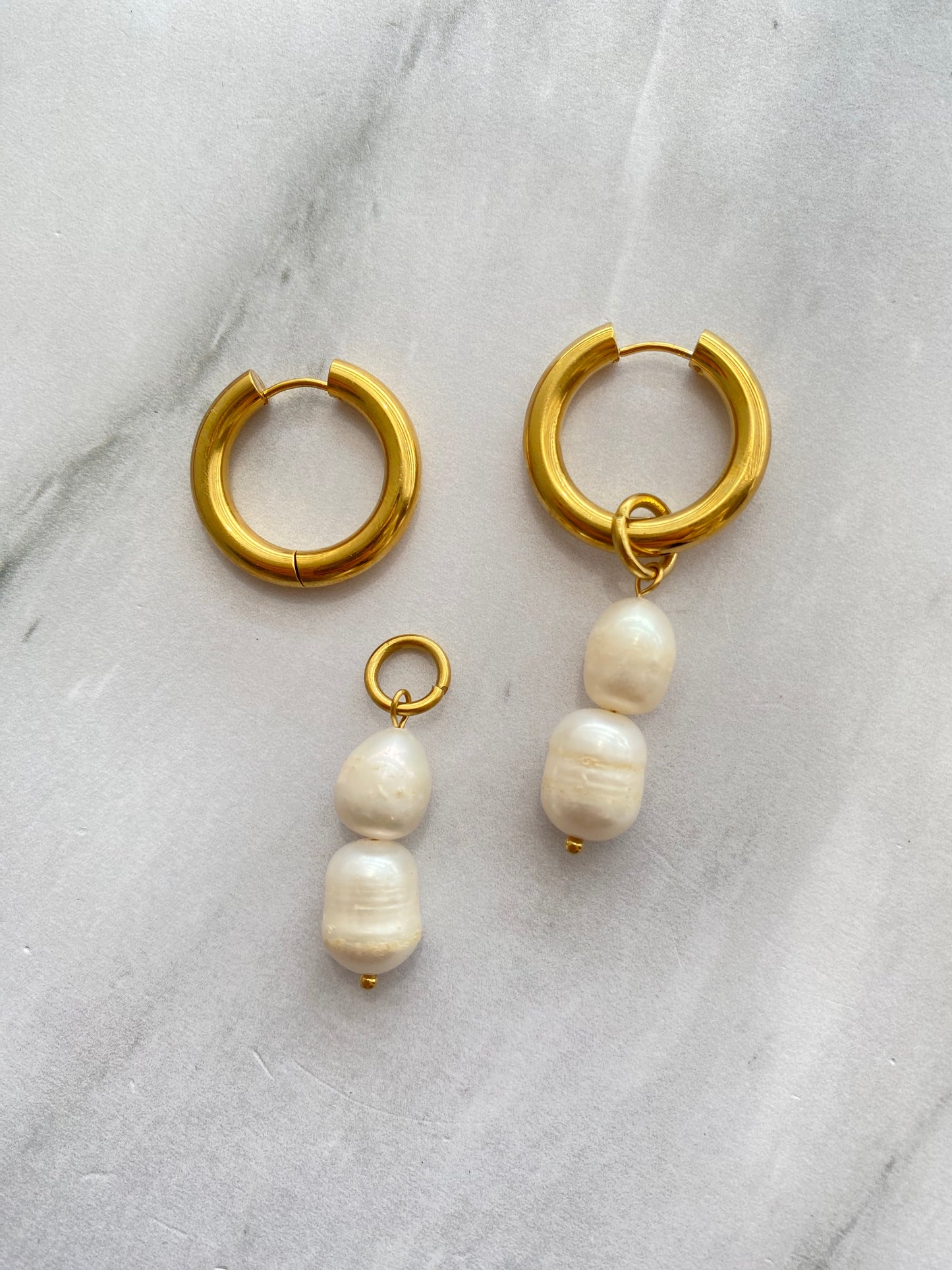 HOOPS PERLAS NATURALES AC INOX
