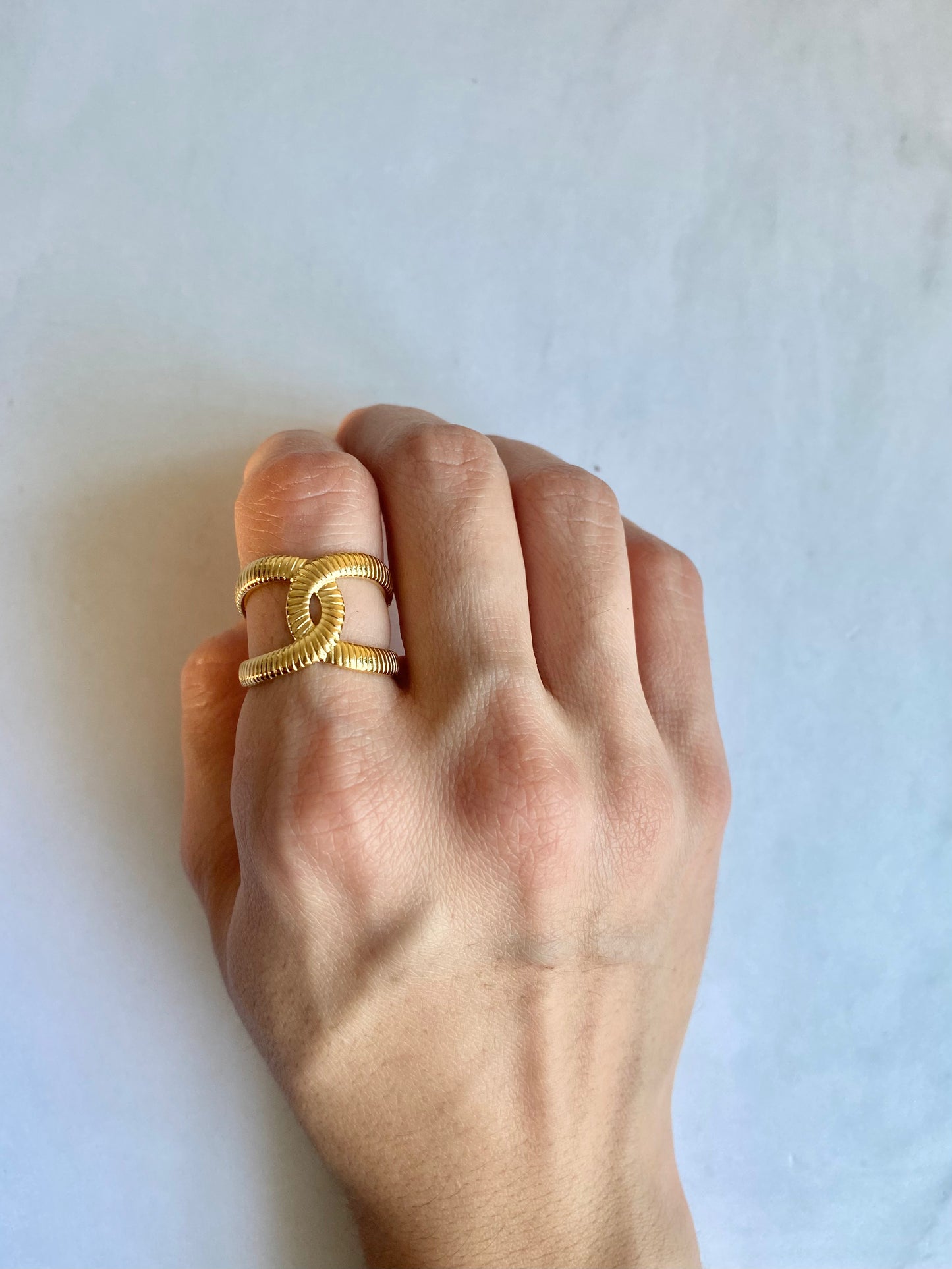 ANILLO ENLAZADO AC INOX