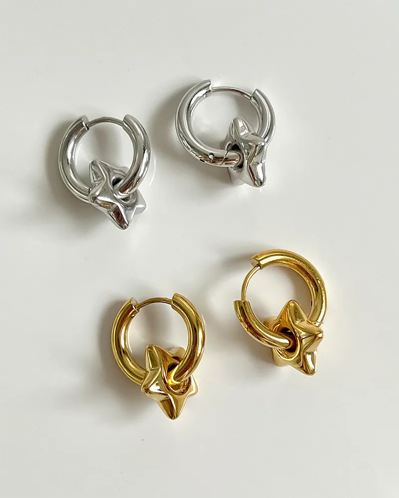 HOOPS ESTRELLA PLATA AC INOX