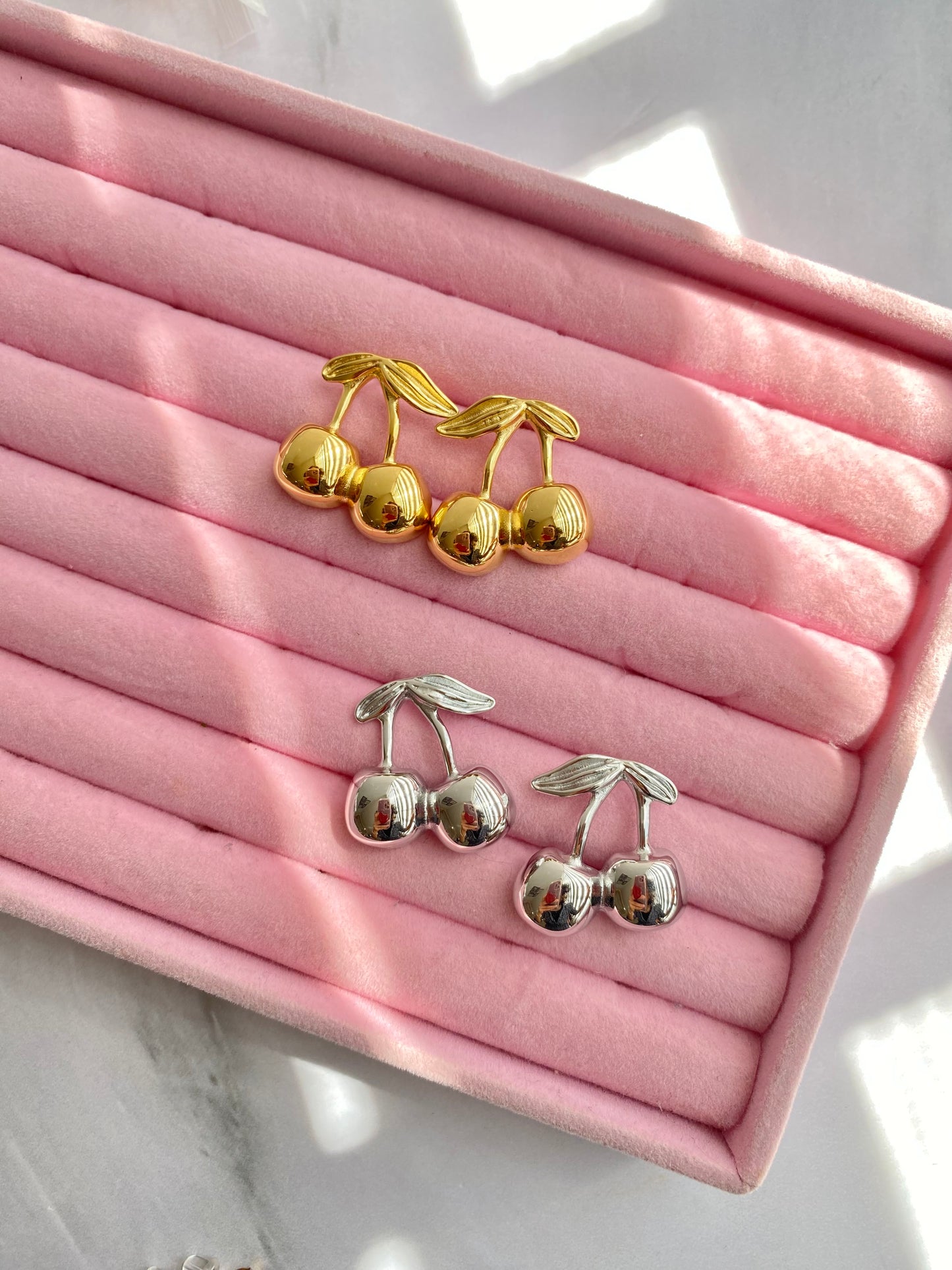 ARETES CEREZA AC INOX