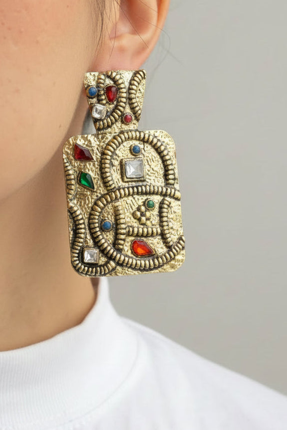 ARETES LARGOS ESTILO VINTAGE