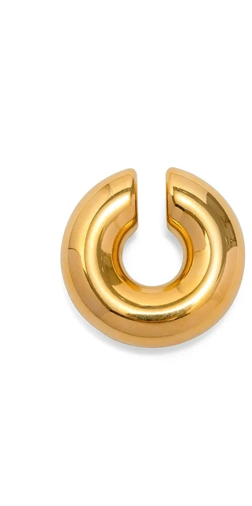 EAR CUFF CHUNKY AC INOX