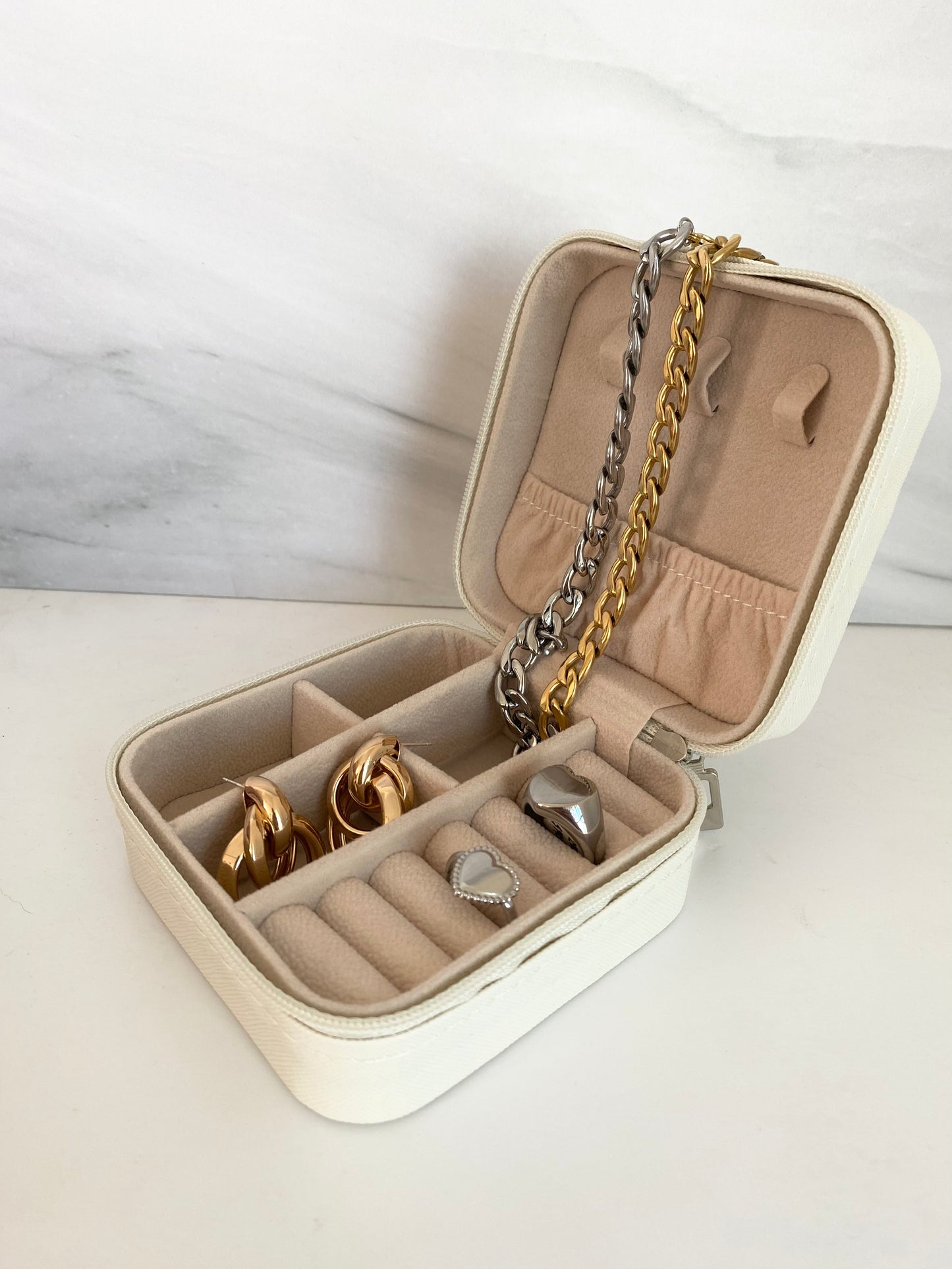 JOYERO ORGANIZADOR BLANCO