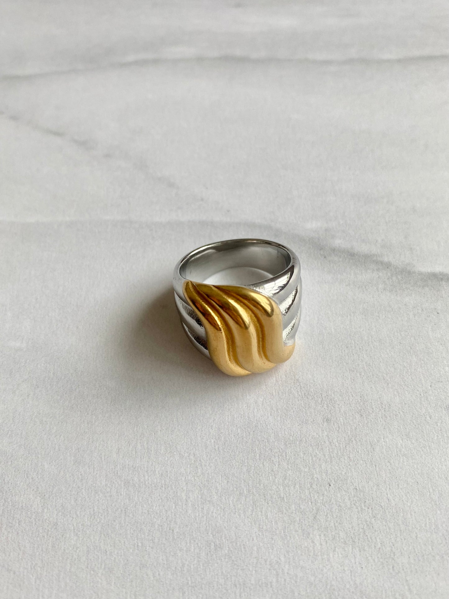 ANILLO BICOLOR AC INOX