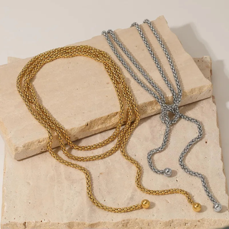 COLLAR EXTRA LARGO AC INOX