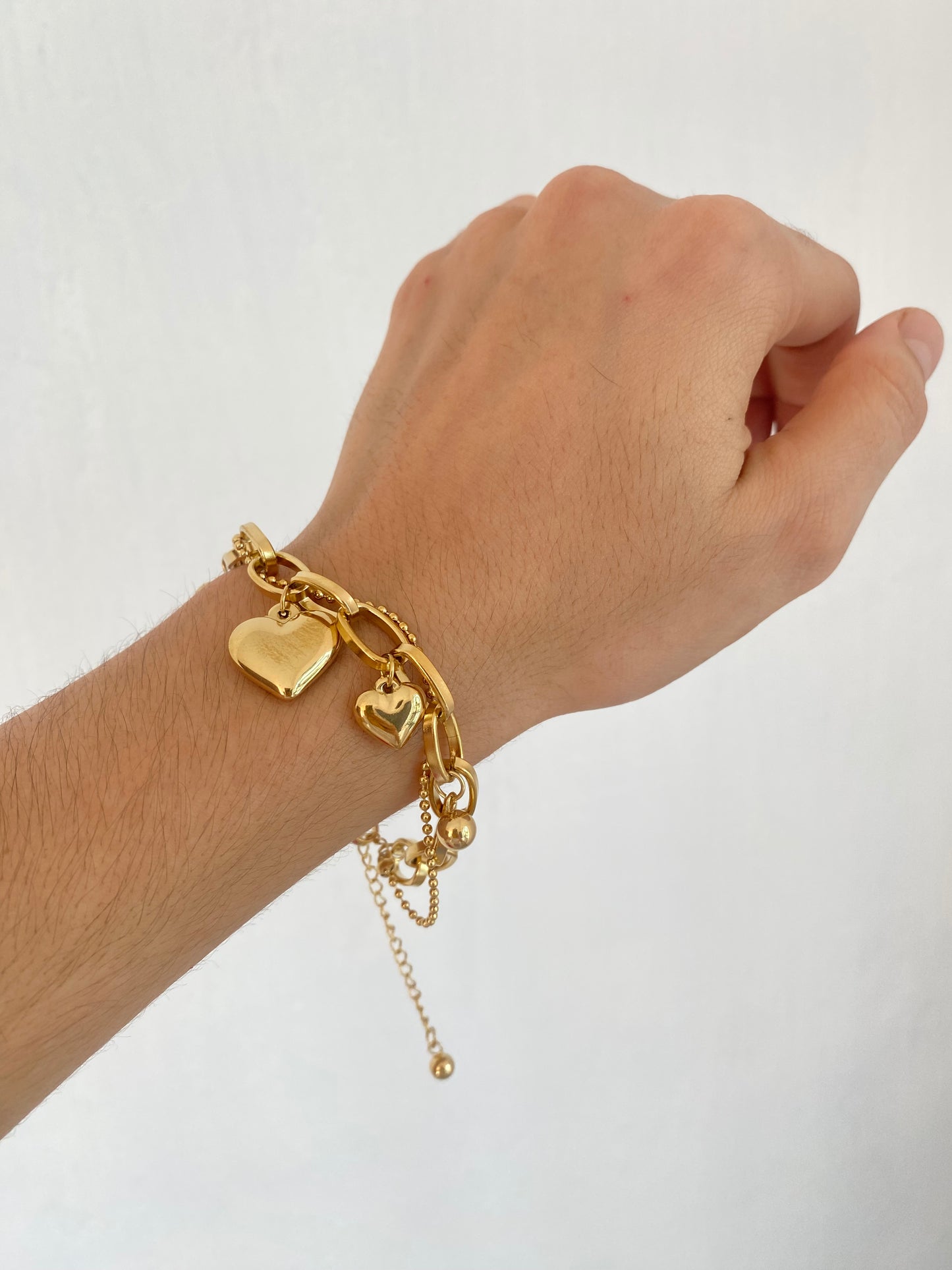 PULSERA DIJES CORAZONES AC INOX