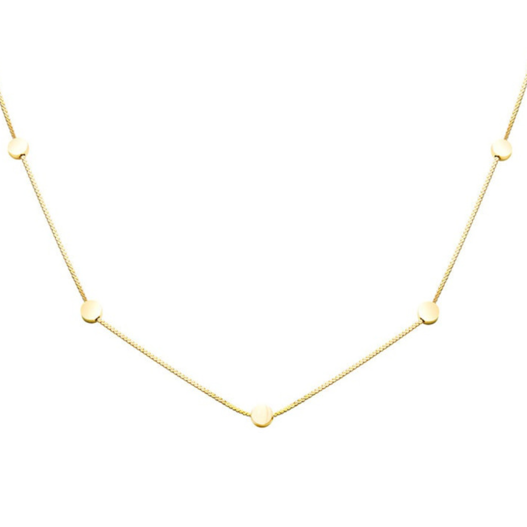 COLLAR CON DETALLES ACERO INOX