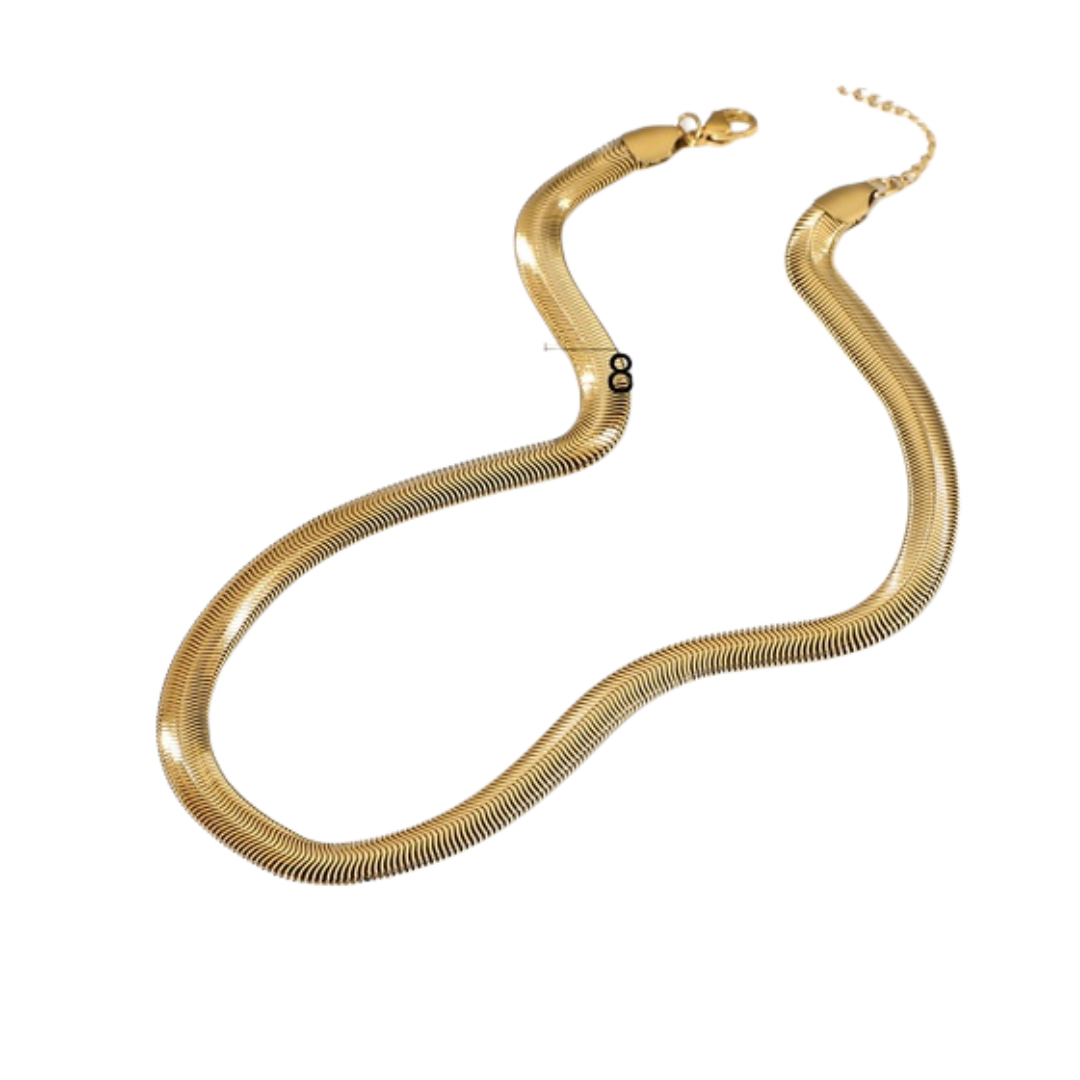 COLLAR ANCHO ACERO INOX