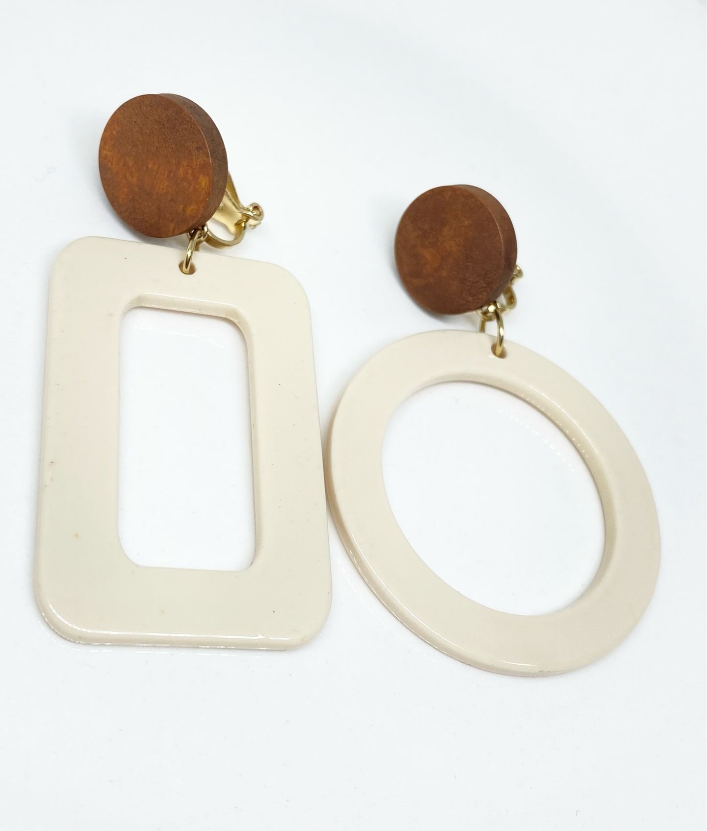 ARETES IRREGULARES BEIGE