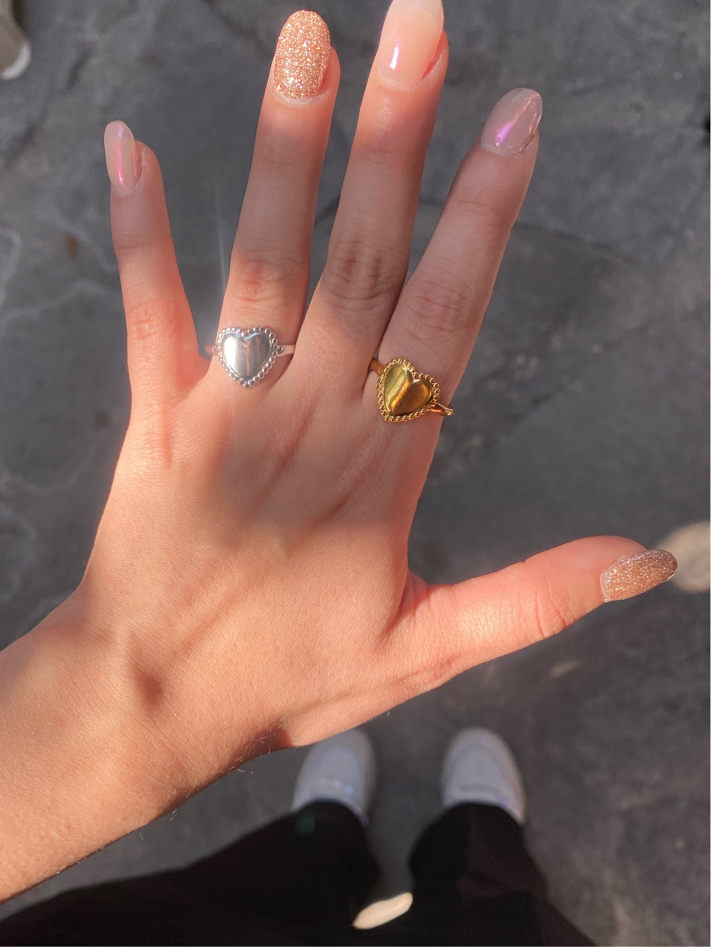 ANILLO CORAZÓN AJUSTABLE AC INOX