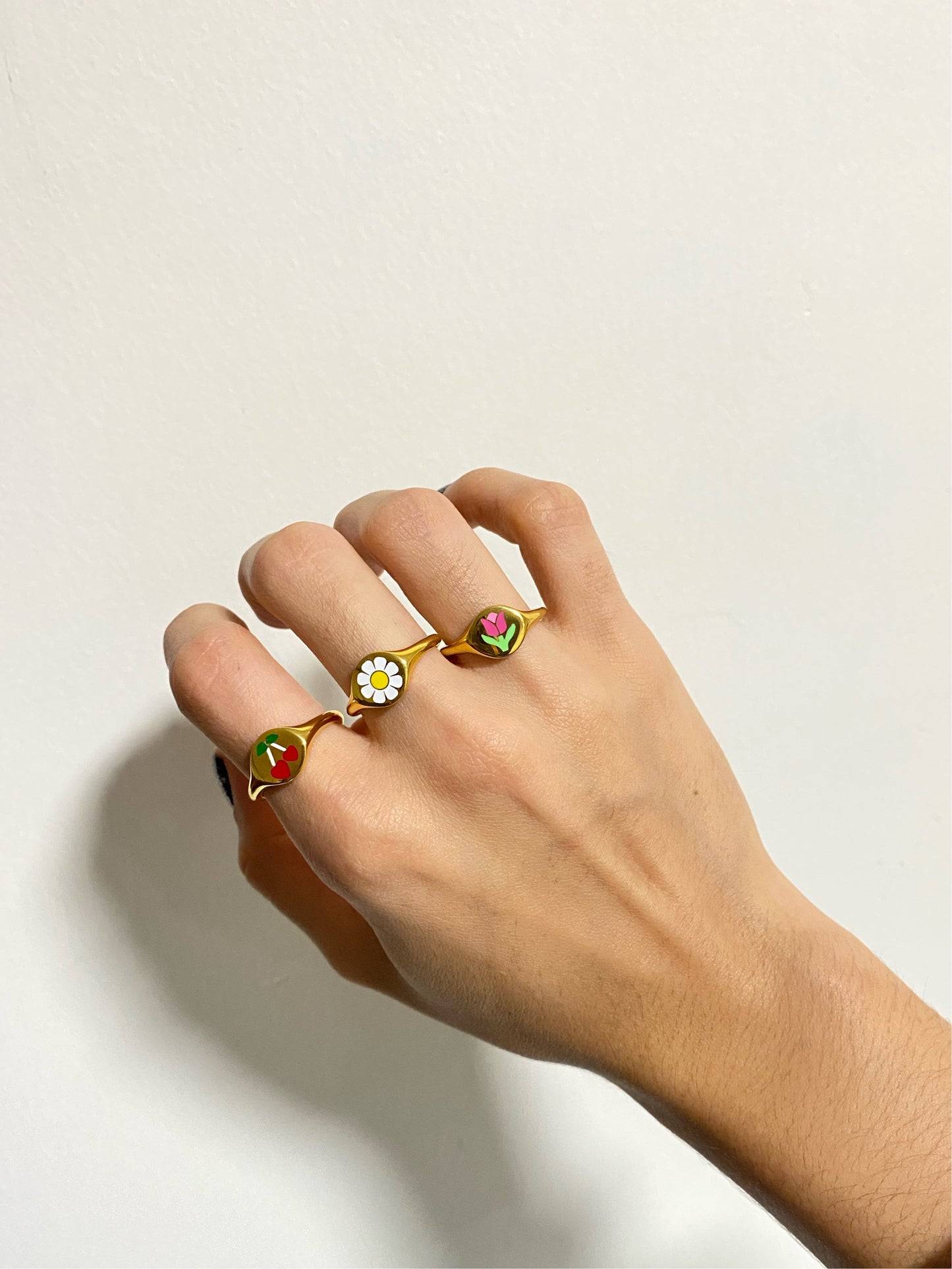 ANILLO TULIPÁN ACERO INOX