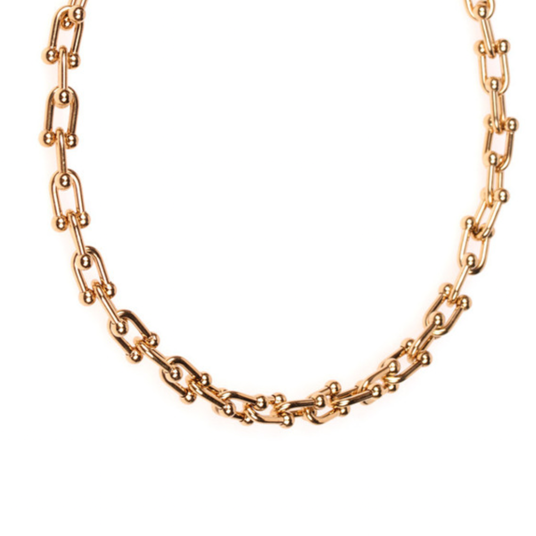 COLLAR CHUNKY ESLABONES ACERO INOX