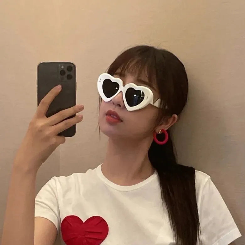 LENTES CORAZÓN BLANCO