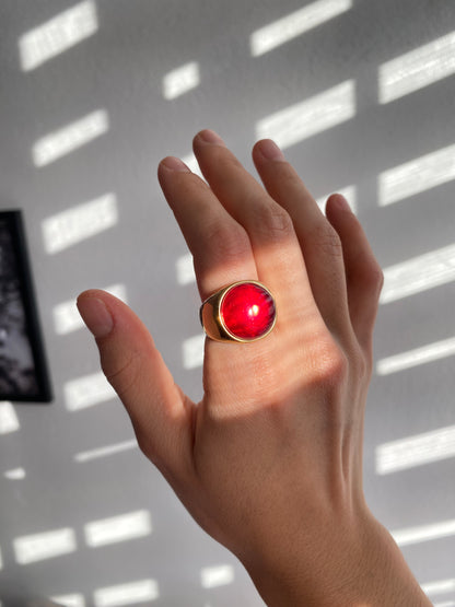 ANILLO PIEDRA CHUNKY AC INOX