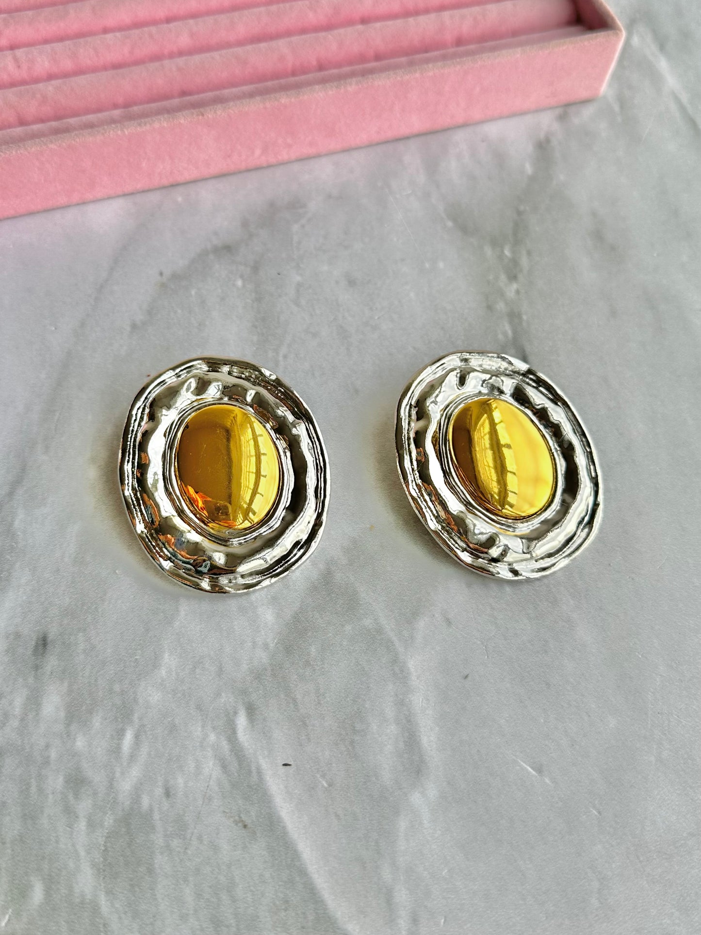 ARETES MAXI BICOLOR