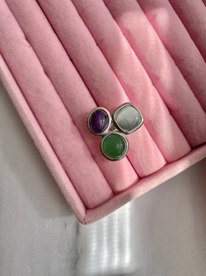 ANILLO PIEDRAS AC INOX