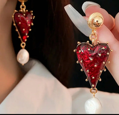 ARETES ALICIA DE CORAZON