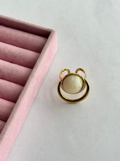 ANILLO PIEDRA AC INOX