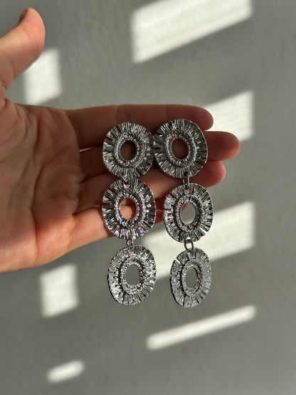 ARETES DE ARO LARGOS
