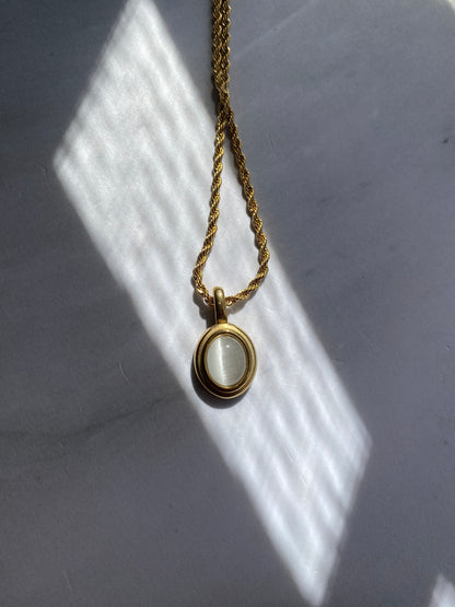 COLLAR DIJE OVALADO AC INOX