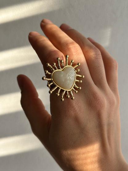 ANILLO CORAZÓN AC INOX