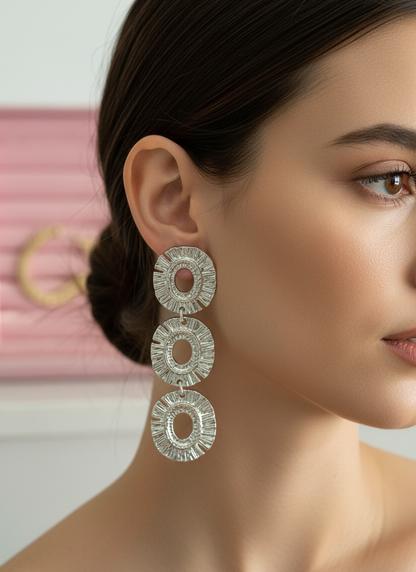 ARETES DE ARO LARGOS