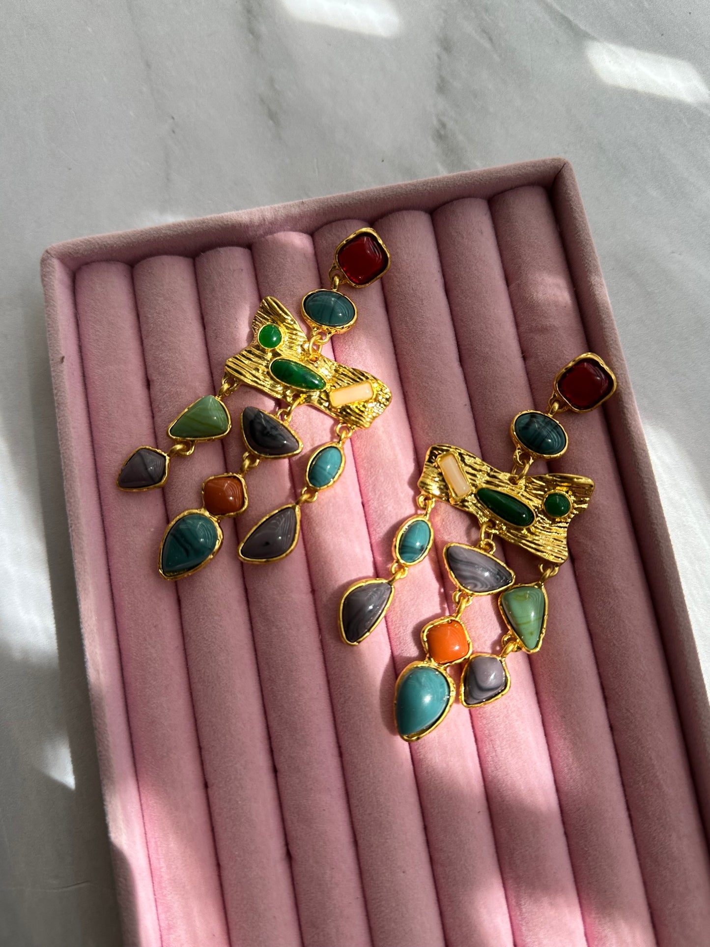 ARETES LARGO ESTILO VINTAGE