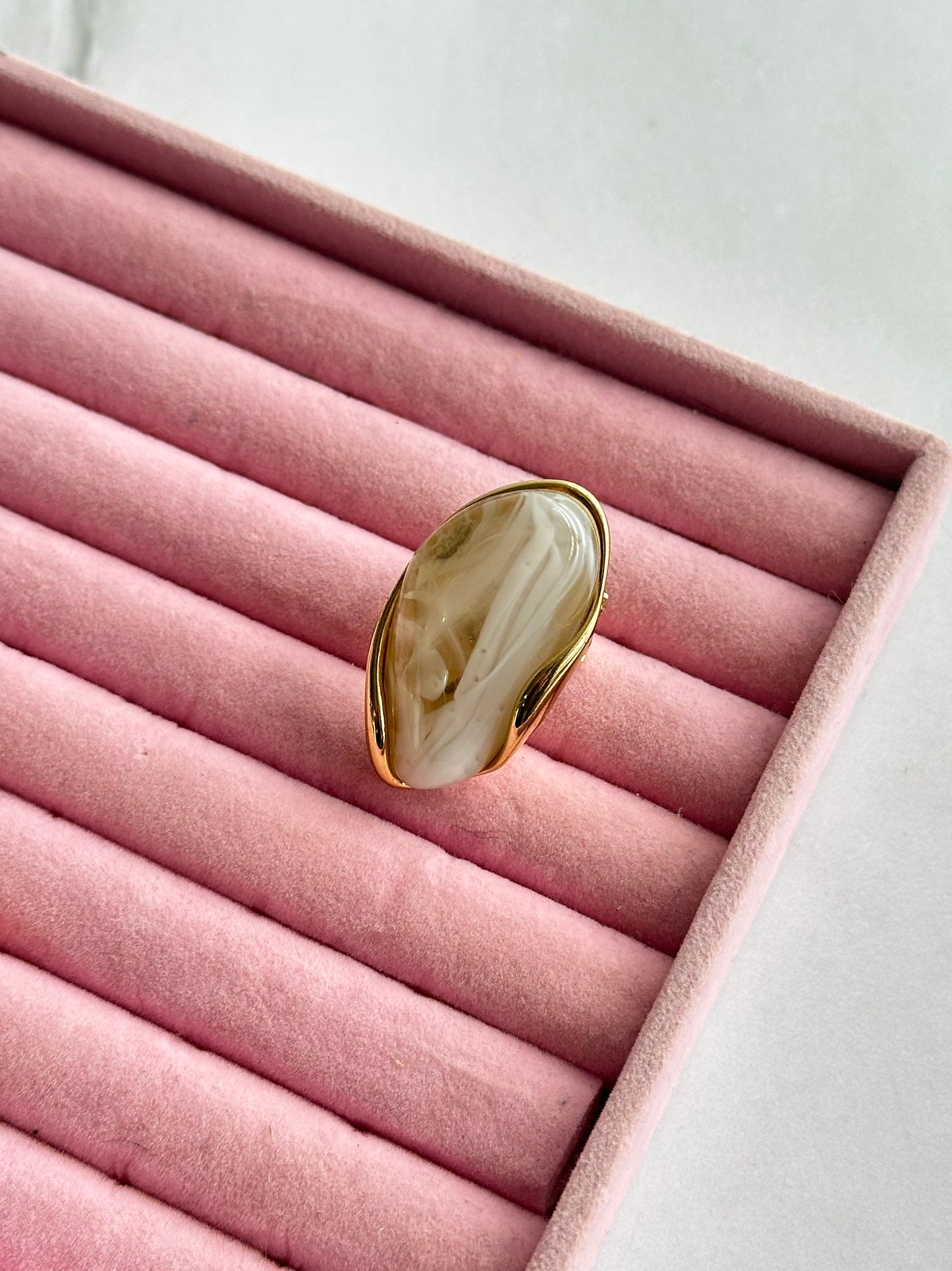 ANILLO MAXI PIEDRA AC INOX