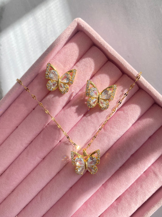 JUEGO ARETES Y COLLAR