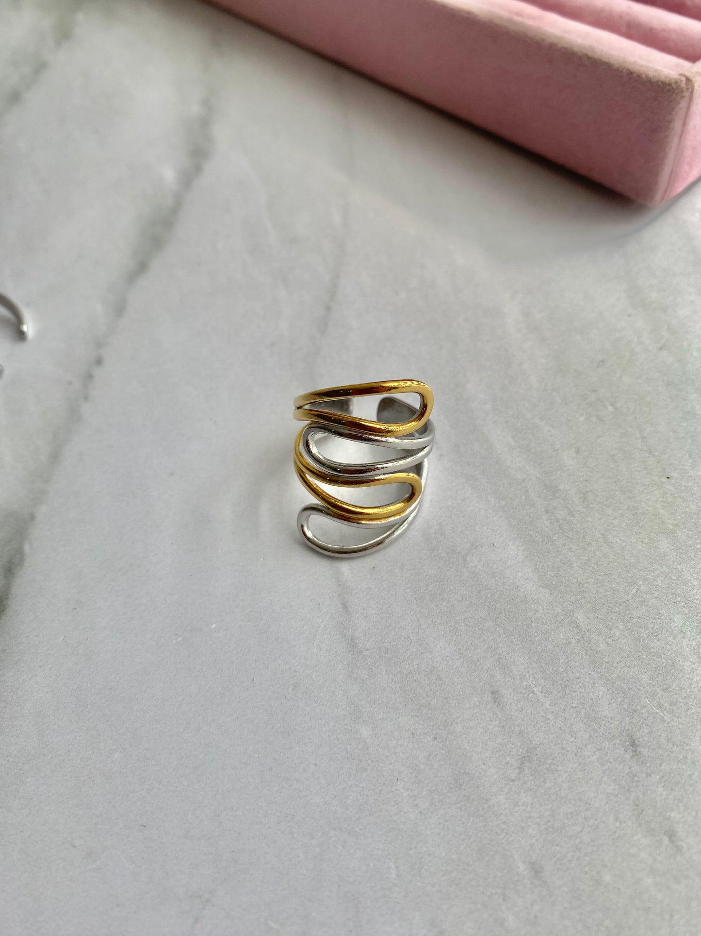 ANILLO BICOLOR AC INOX