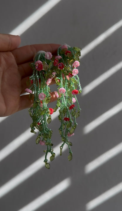 ARETES LARGOS DE CUENTAS