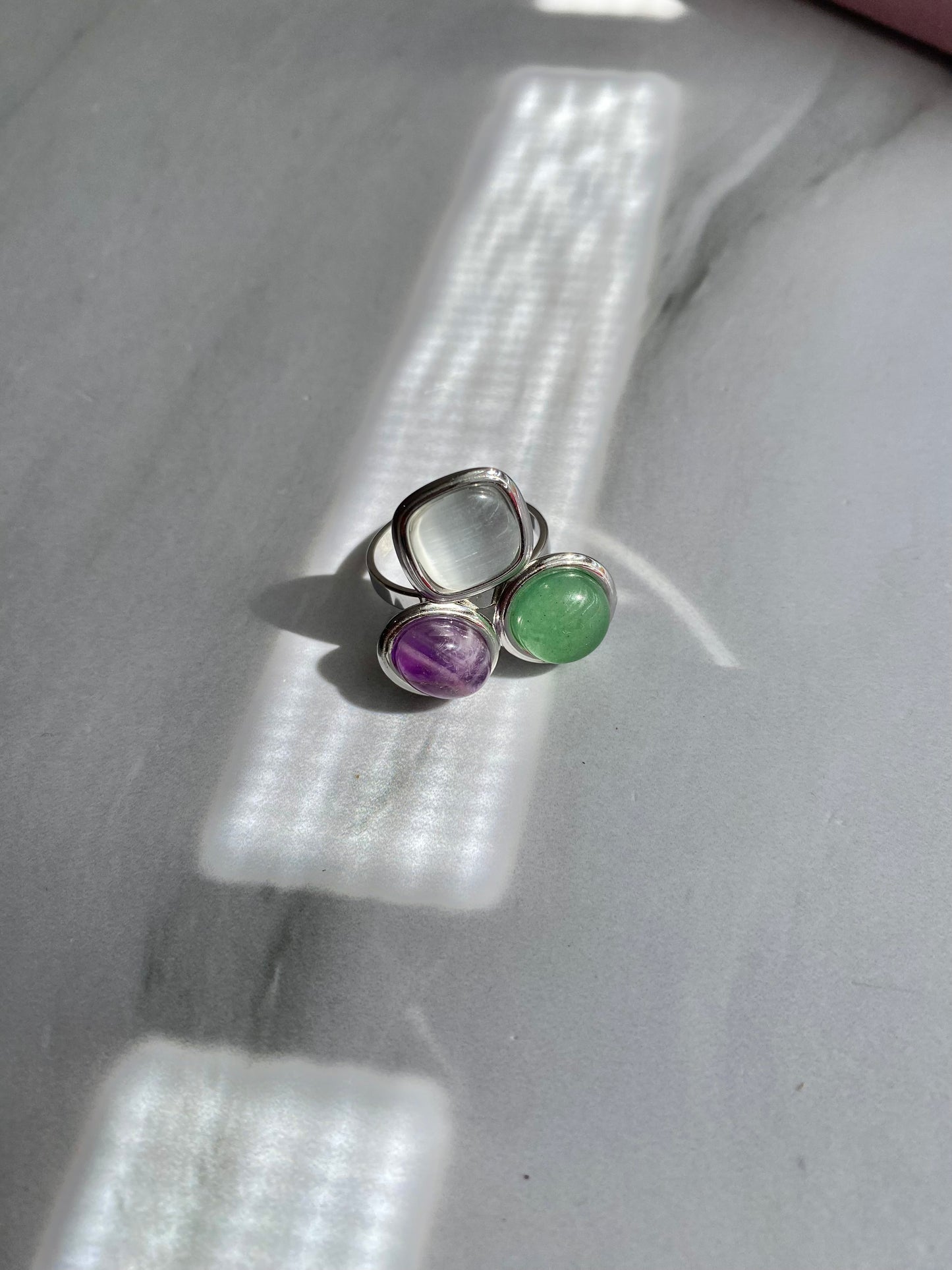 ANILLO PIEDRAS AC INOX