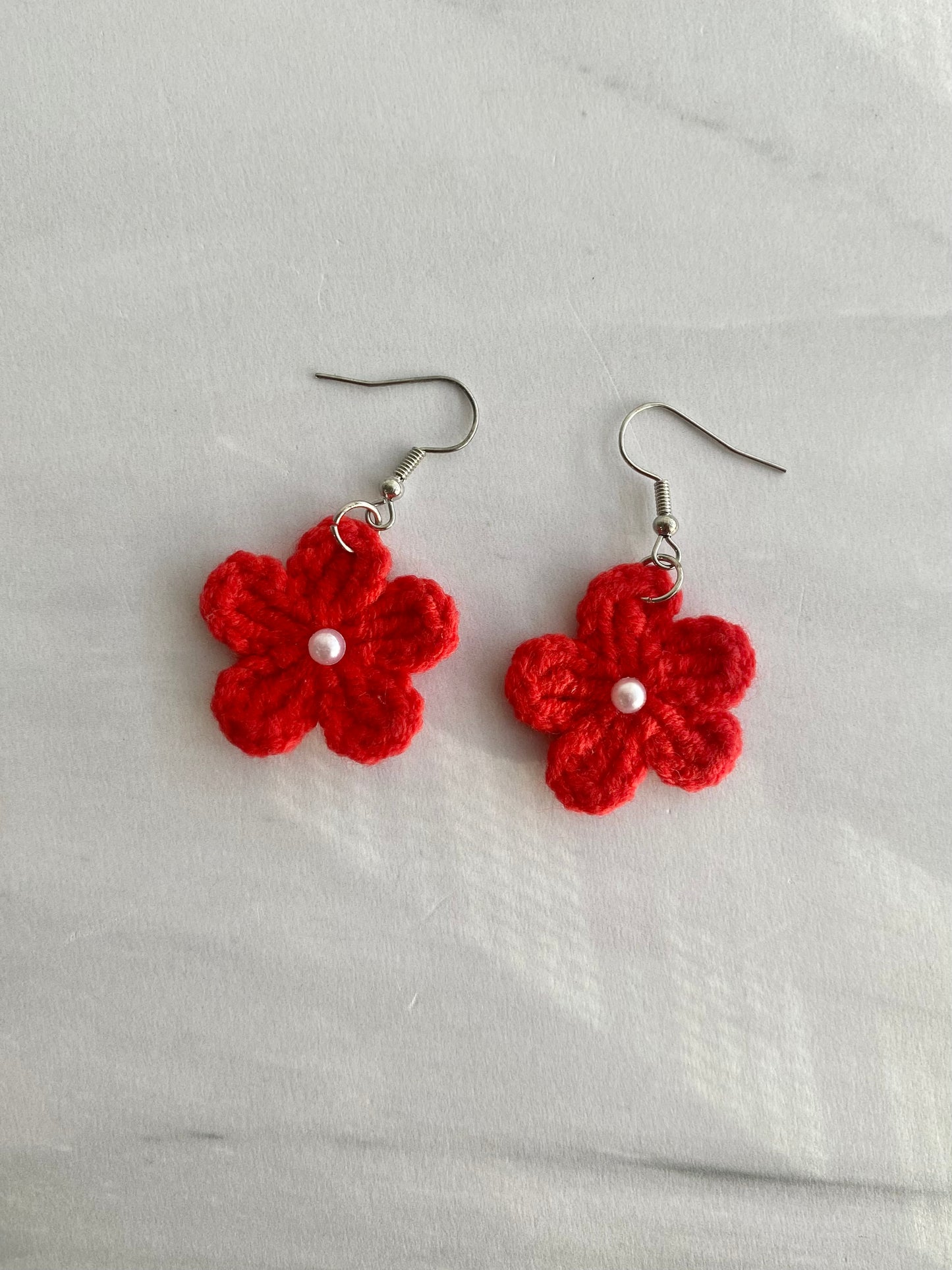 ARETES FLOR CROCHET MINI