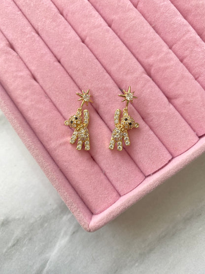 ARETES DE OSITO CON CIRCONITAS