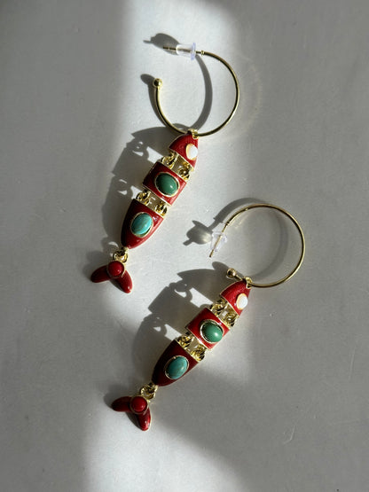 ARETES HOOPS PEZ
