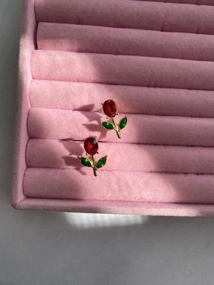 BROQUELES TULIPÁN ROJO