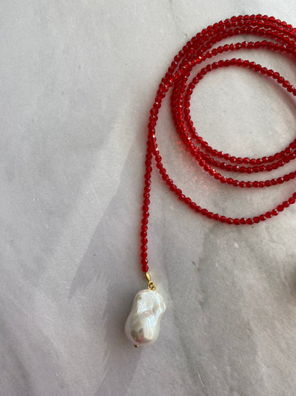 COLLAR CUENTAS EXTRA LARGO