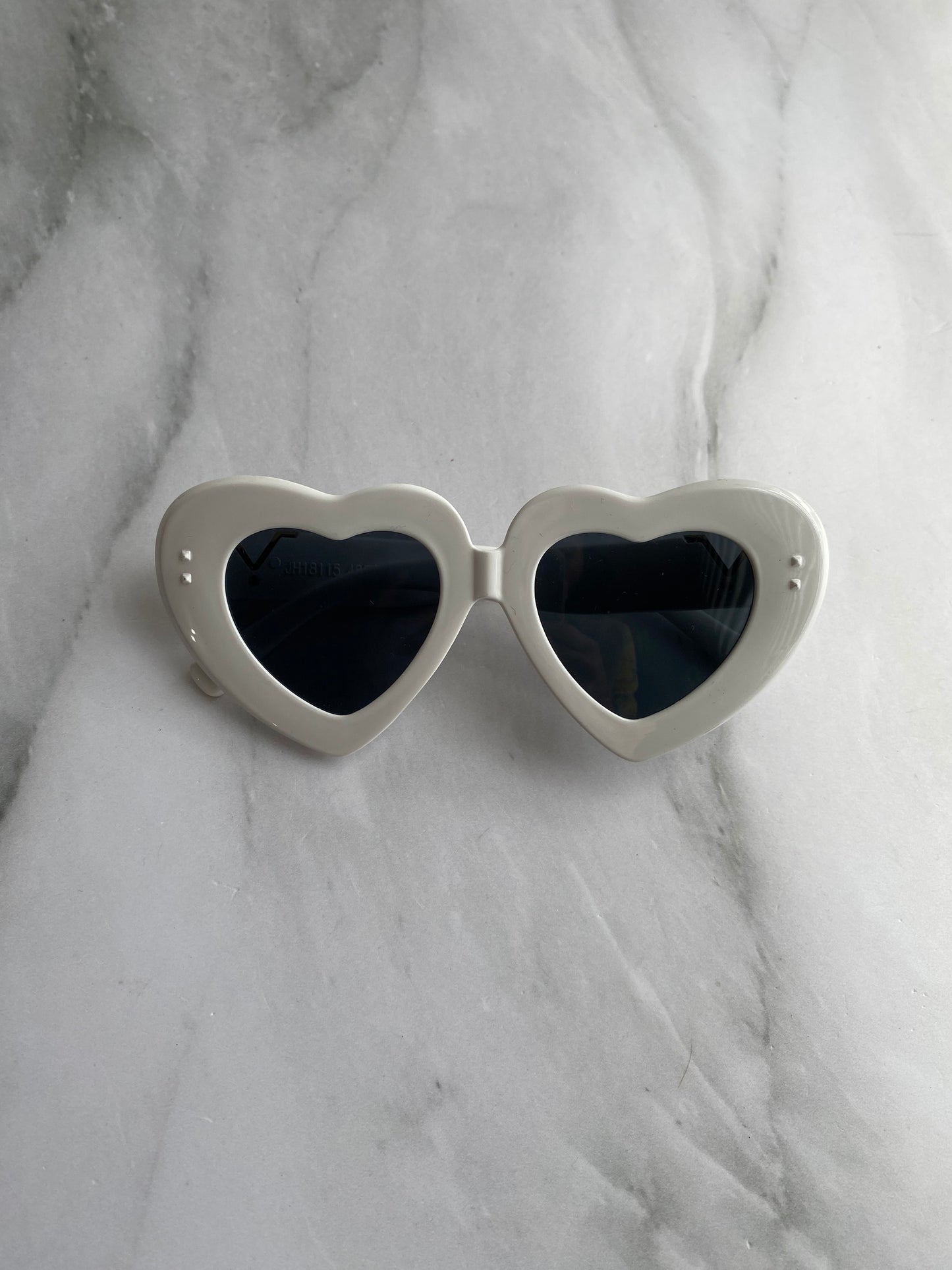 LENTES CORAZÓN BLANCO