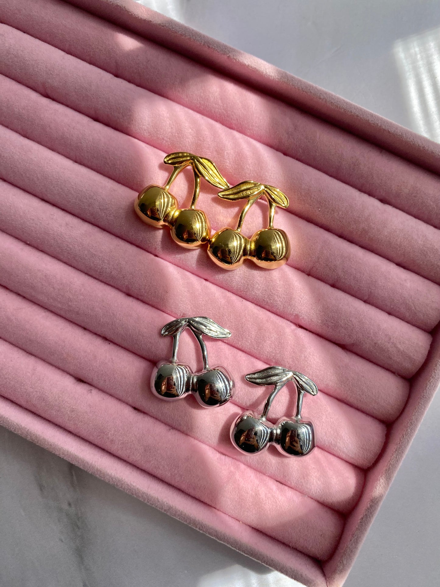 ARETES CEREZA AC INOX