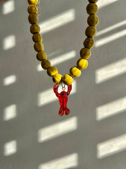 COLLAR CUENTAS LANGOSTA