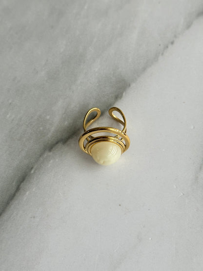ANILLO PIEDRA AC INOX