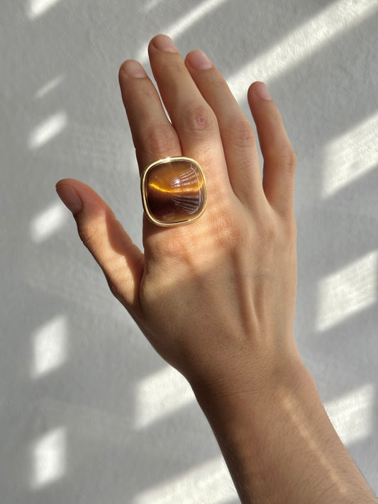 ANILLO OJO TIGRE AC INOX