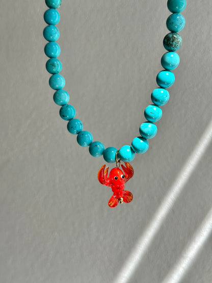 COLLAR TURQUESA LANGOSTA