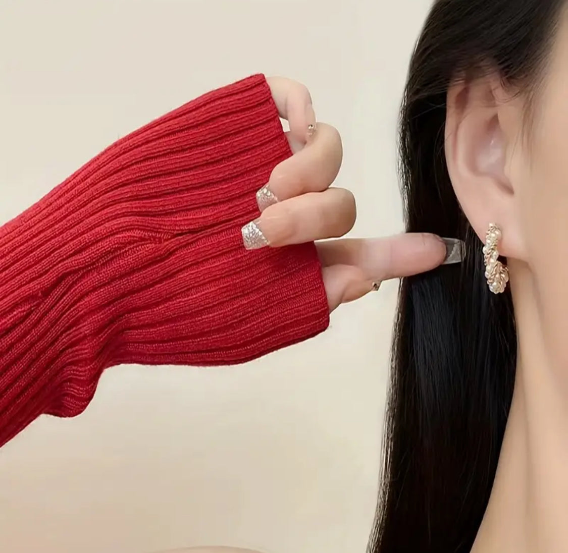 ARRACADAS MINI CON PERLAS