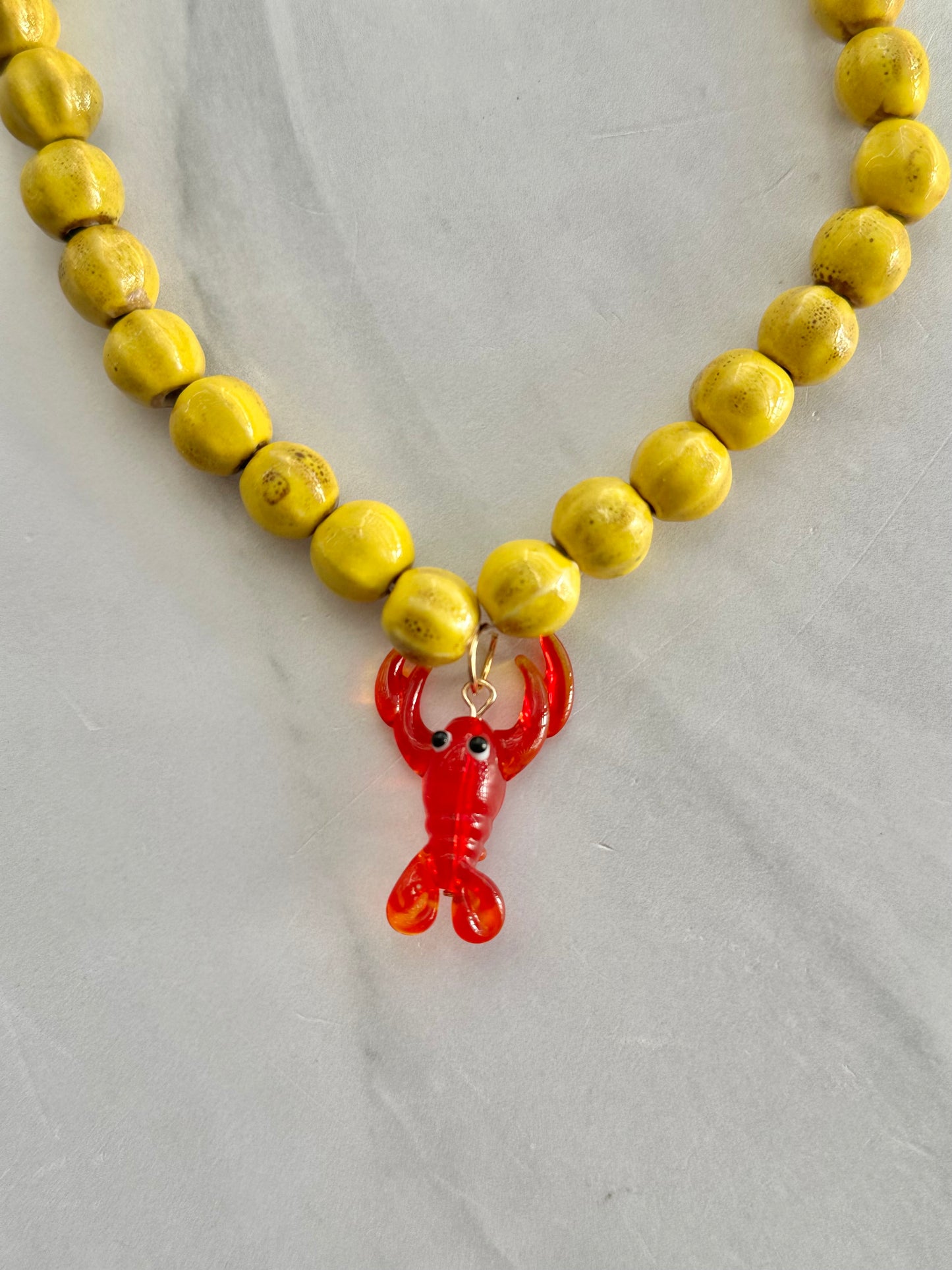COLLAR CUENTAS LANGOSTA