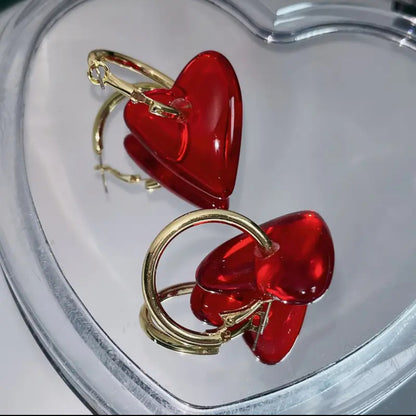 HOOPS CORAZON ROJO