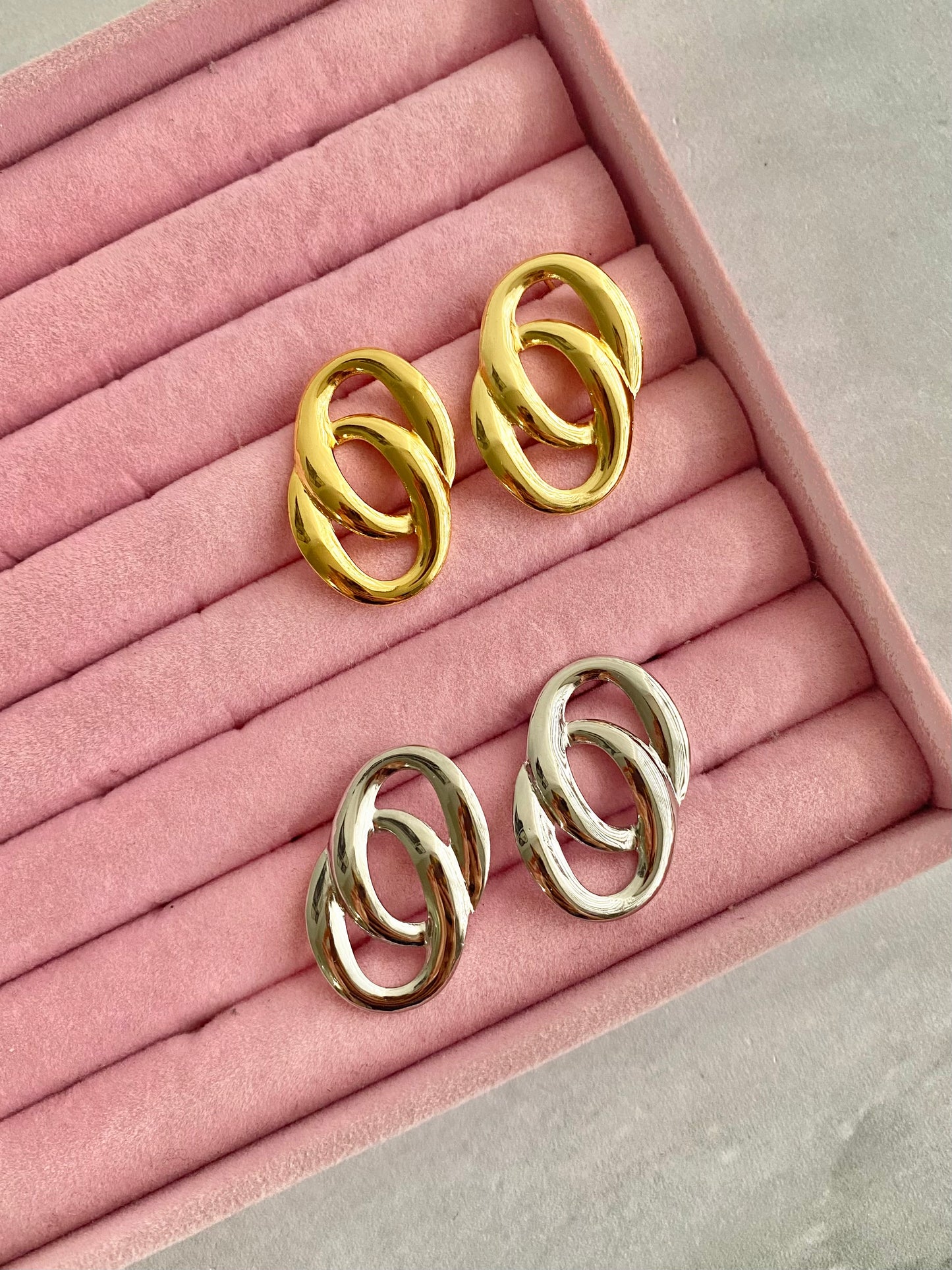 ARETES ENLAZADOS AC INOX