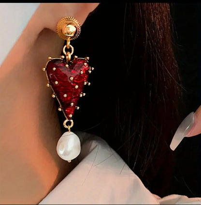 ARETES ALICIA DE CORAZON